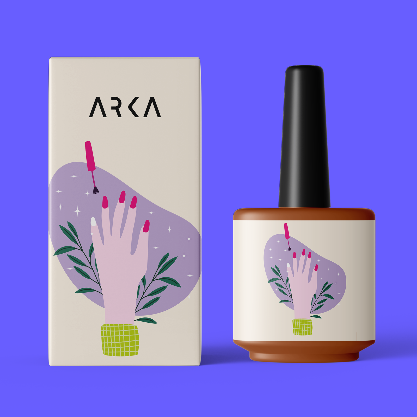 Boîtes à ongles personnalisées pour la beauté de marque et l'emballage de détail