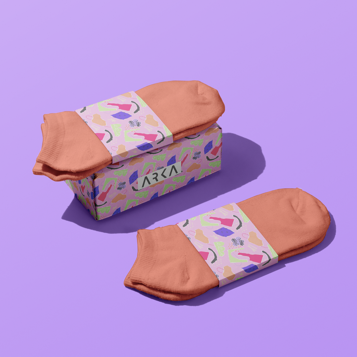 Op maat Socks Dozen voor merk mode en boetiek verpakking