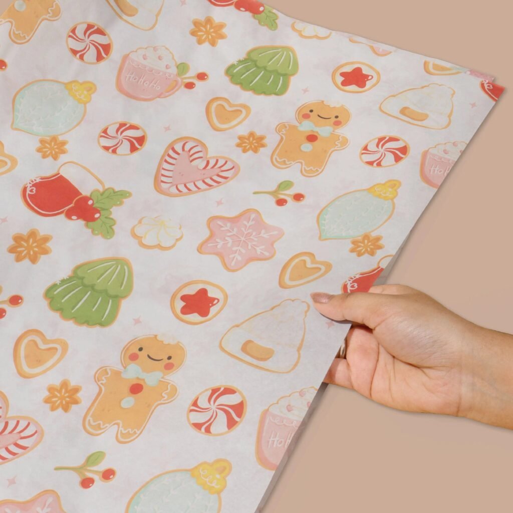 Custom Multi Color Printed Tissue Paper with Logo or Pattern Design - product image 1