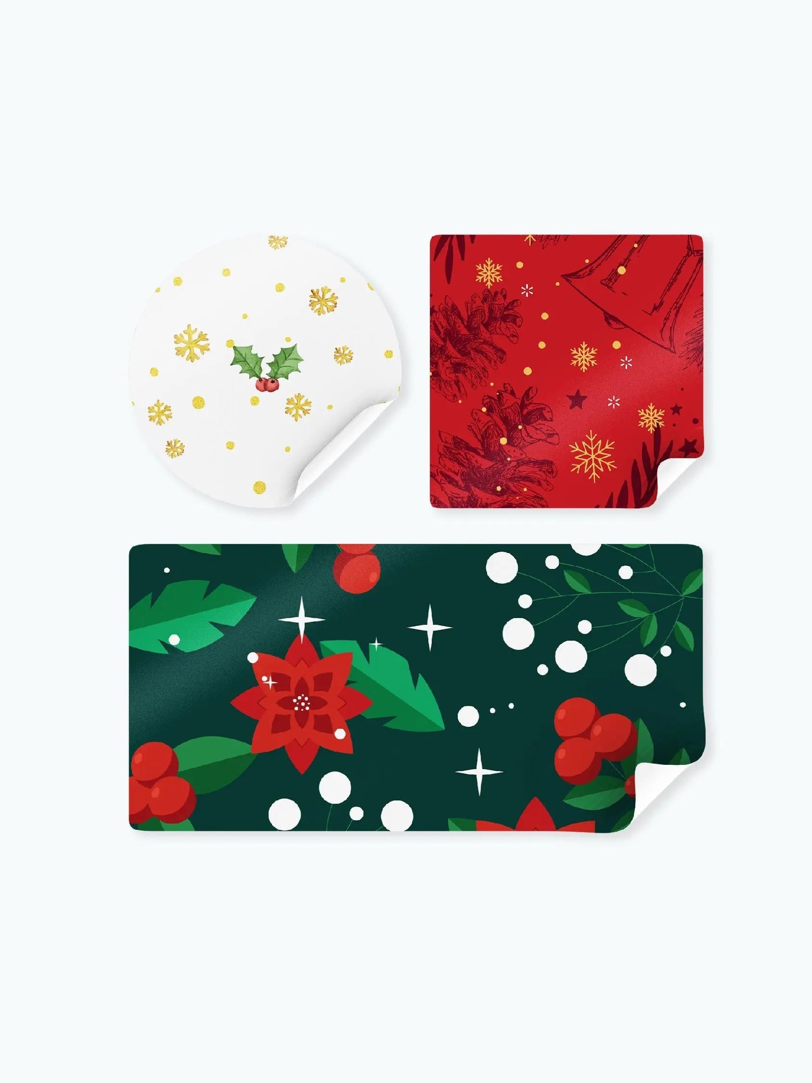 Christmas Stickers for Eco-Friendly & Festive Packaging- MOQ-100 Stickers - product image 3