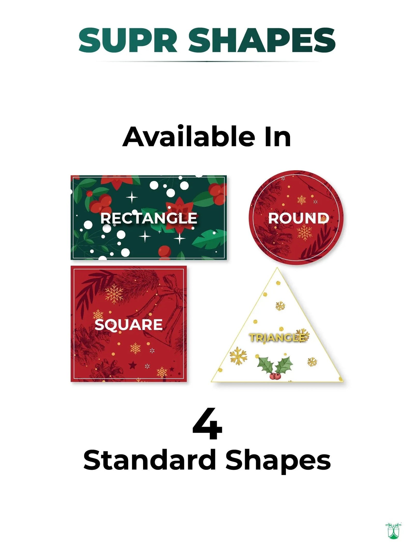 Christmas Stickers for Eco-Friendly & Festive Packaging- MOQ-100 Stickers - product image 2