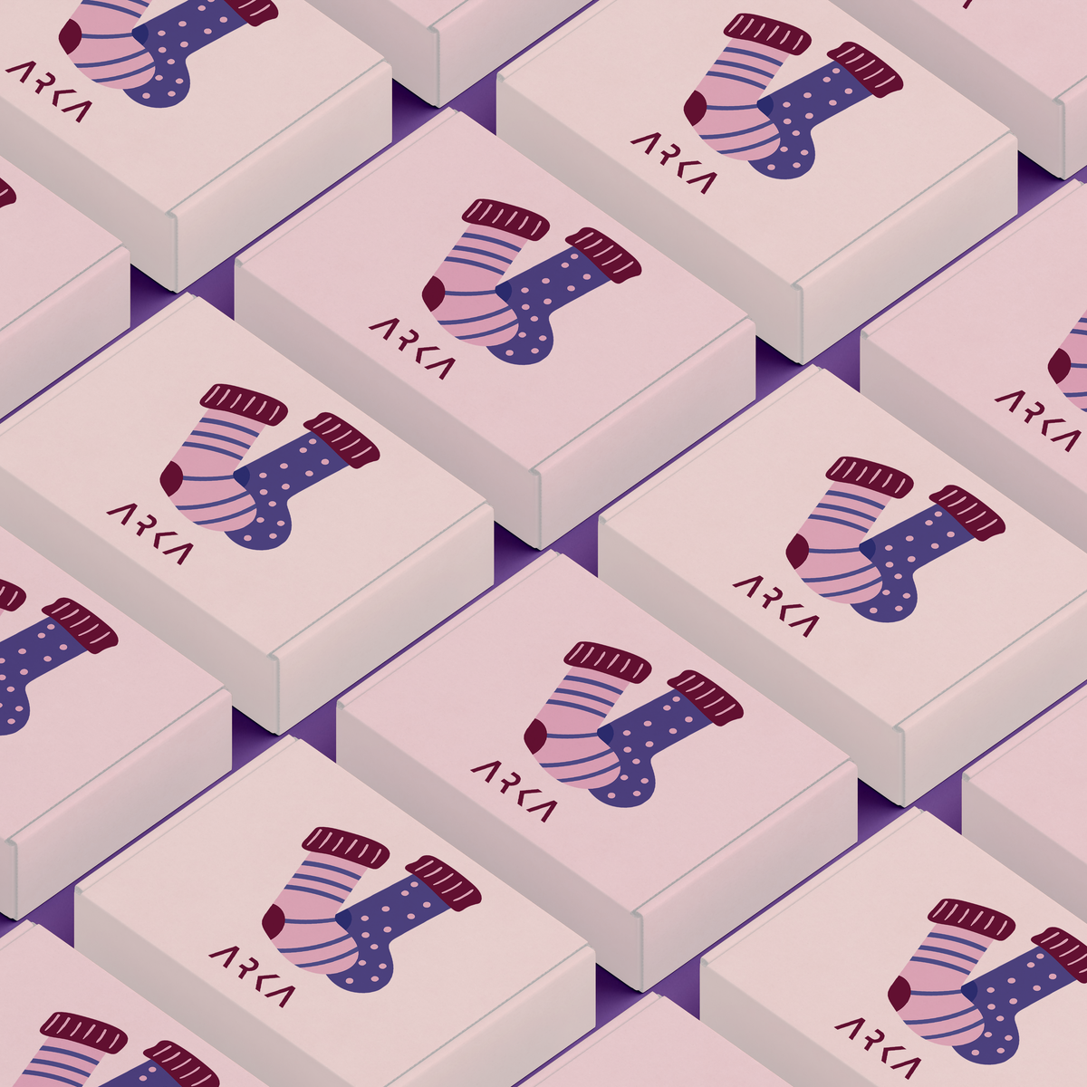 Op maat Socks Dozen voor merk mode en boetiek verpakking