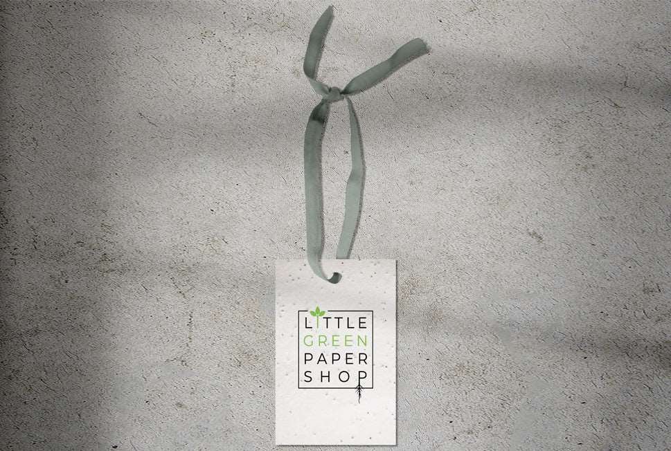Rechteckige Saatgut-Papier hängen Tags für Markenprodukte und Geschenkverpackungen