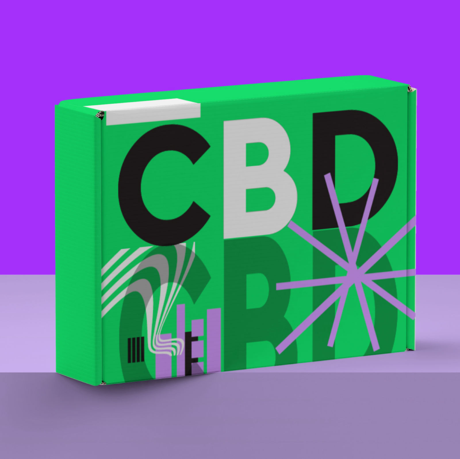 Op maat CBD Boxen voor merkspecialiteit product verpakking