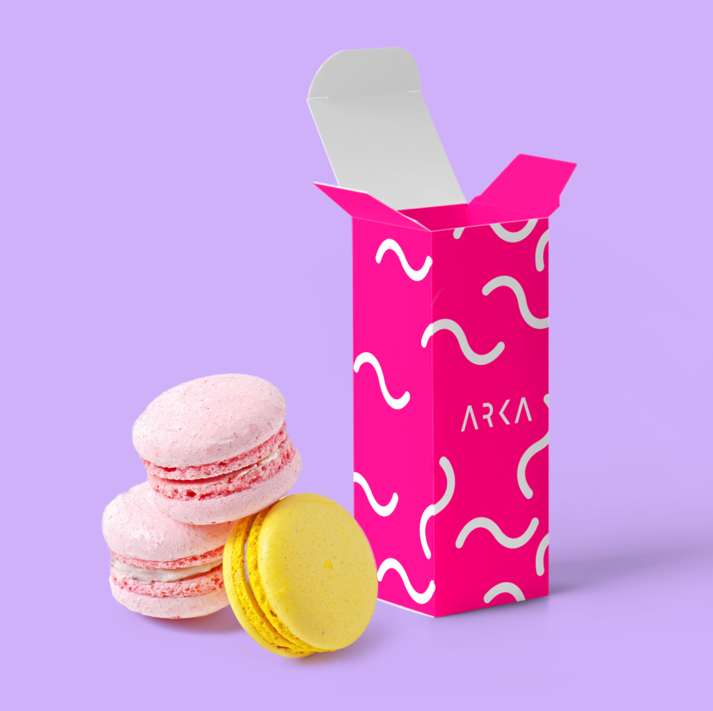 Custom Macaron Boxes for branded food, gift and retail packaging