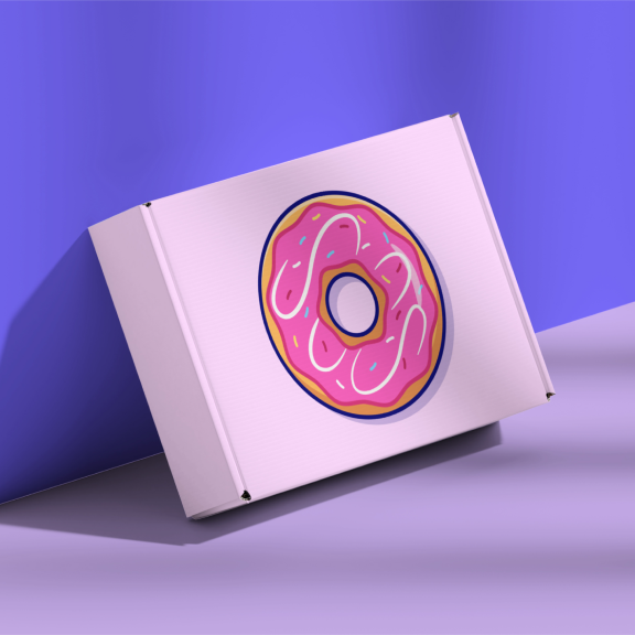 Op maat Donut Boxes voor merkvoeding, cadeau- en detailhandelsverpakkingen