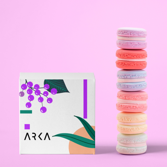 Individuell Macaron Boxen für Markennahrungsmittel, Geschenke und Einzelhandelsverpackungen