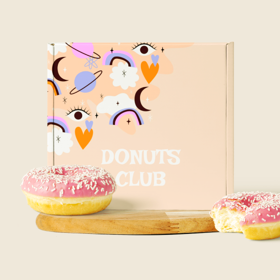 Op maat Donut Boxes voor merkvoeding, cadeau- en detailhandelsverpakkingen