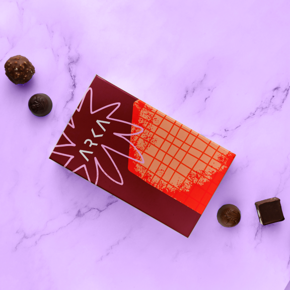 Custom Chocolate Boxes for branded food, gift and retail packaging
