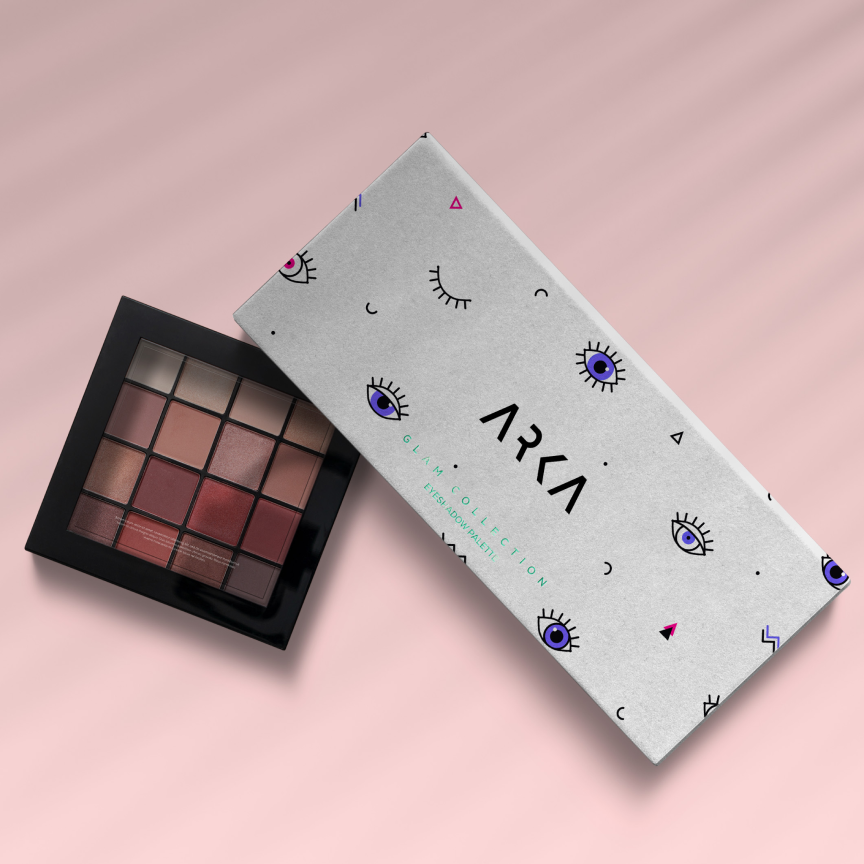 Op maat Eyeshadow Boxen voor merkschoonheid en retail verpakkingen