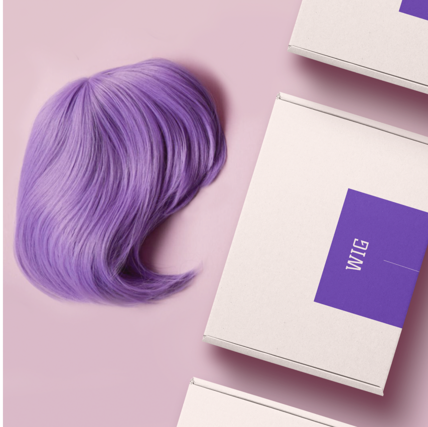 Aangepaste Wig Boxen voor merk mode en boetiek verpakking
