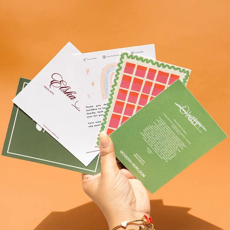 Custom Cards - Eco-Friendly Premium Textured Paper - product image 1