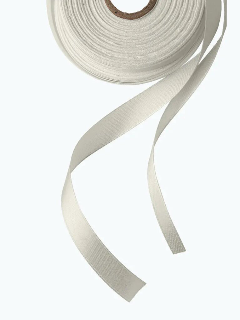 Antique White Compostable Ribbon For Eco-Friendly Packaging & Gifting - product image 1