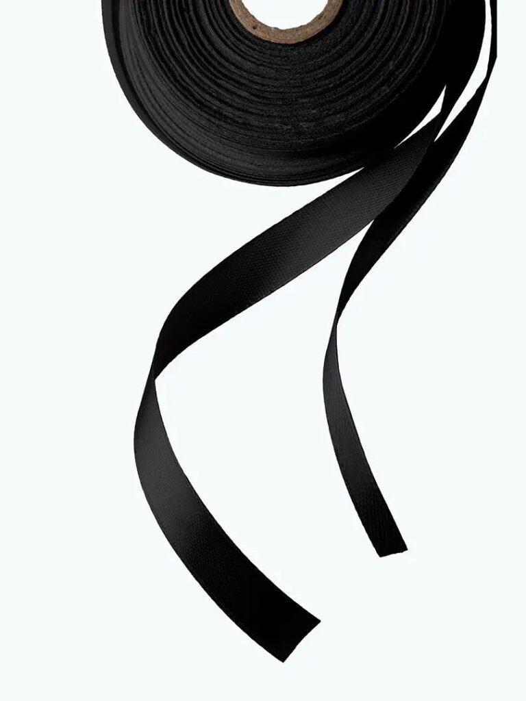 Black Compostable Ribbon For Eco-Friendly Packaging, DIY & Gifting - product image 1