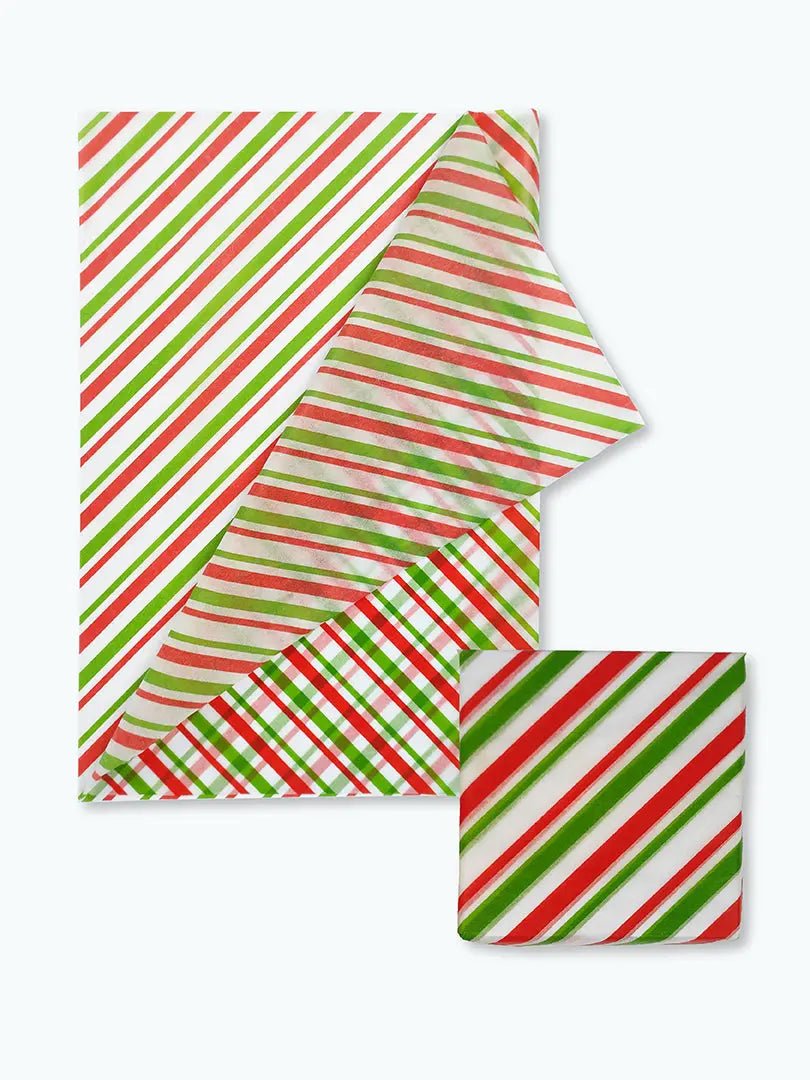 Tissue Paper with Candy Cane Stripes - from Pack of 100 Sheets - product image 1