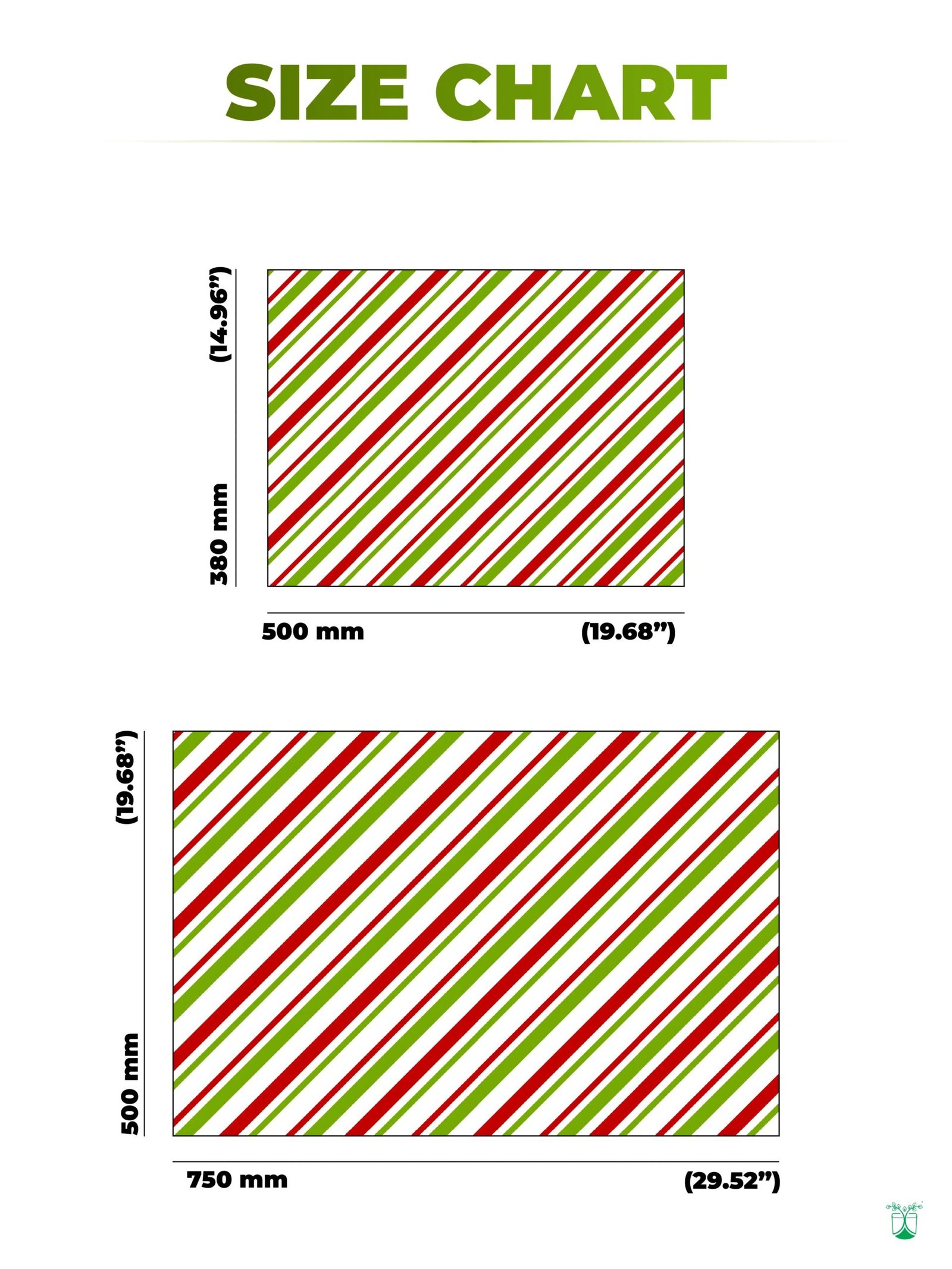 Tissue Paper with Candy Cane Stripes - from Pack of 100 Sheets - product image 3