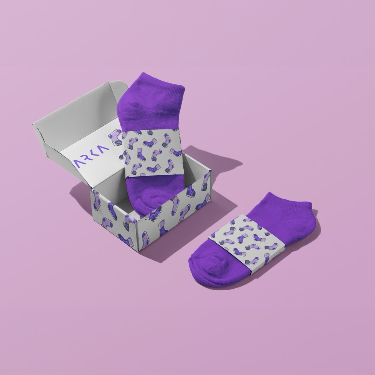Op maat Socks Dozen voor merk mode en boetiek verpakking