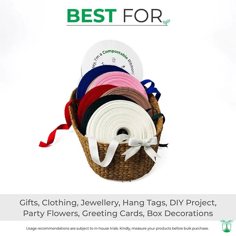 Custom Compostable Ribbon In Two Logo Colors - product image 3