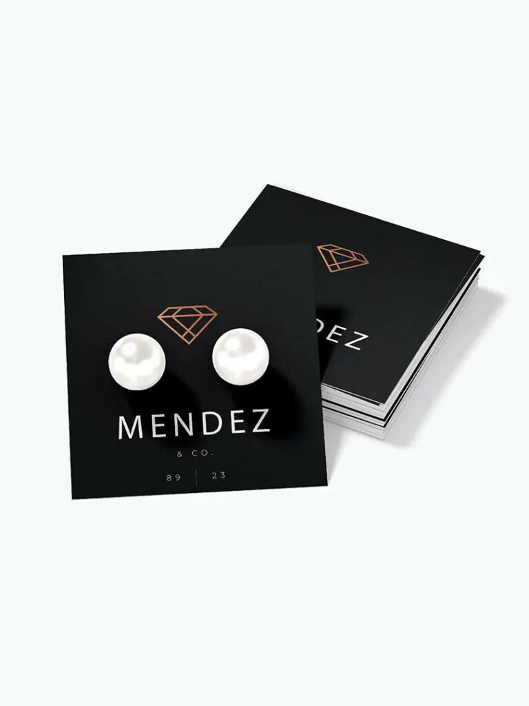 Custom Earring Tags | Printed Earring Tags | Jewelery Tags - product image 1