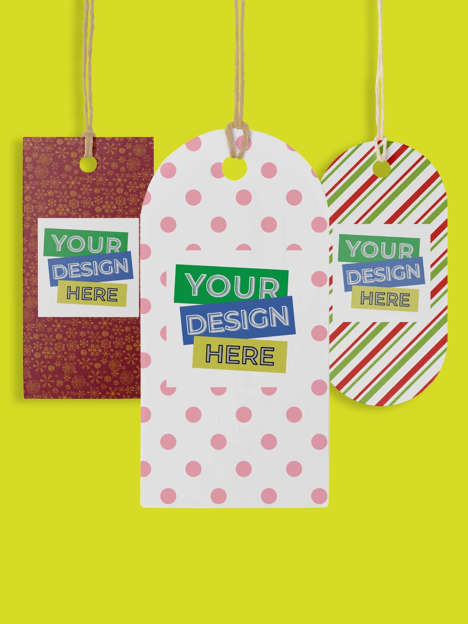 Custom Festive Hang/Swing Tags in Small Batches! - product image 1