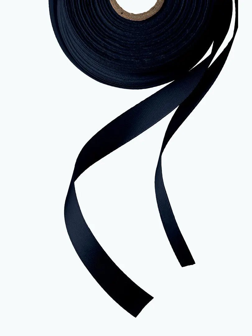 Navy Blue Compostable Ribbon For Eco-Friendly Packaging, DIY & More - product image 1