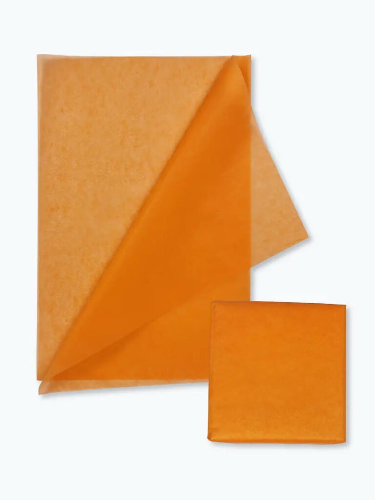 Tissue paper (Orange) - From pack of 100 sheets - product image 1