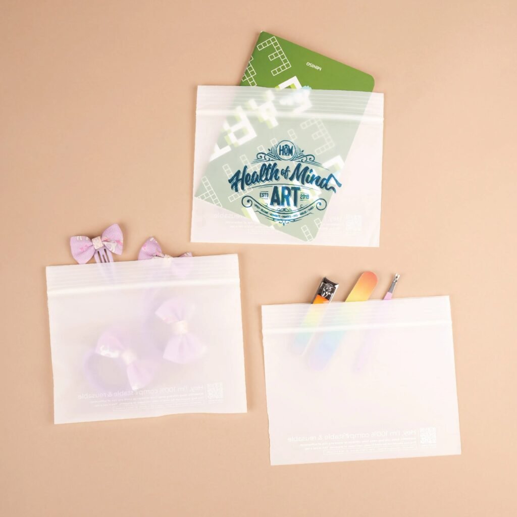 Custom Zip Lock Bags. Compostable, Sustainable & Reusable - product image 1