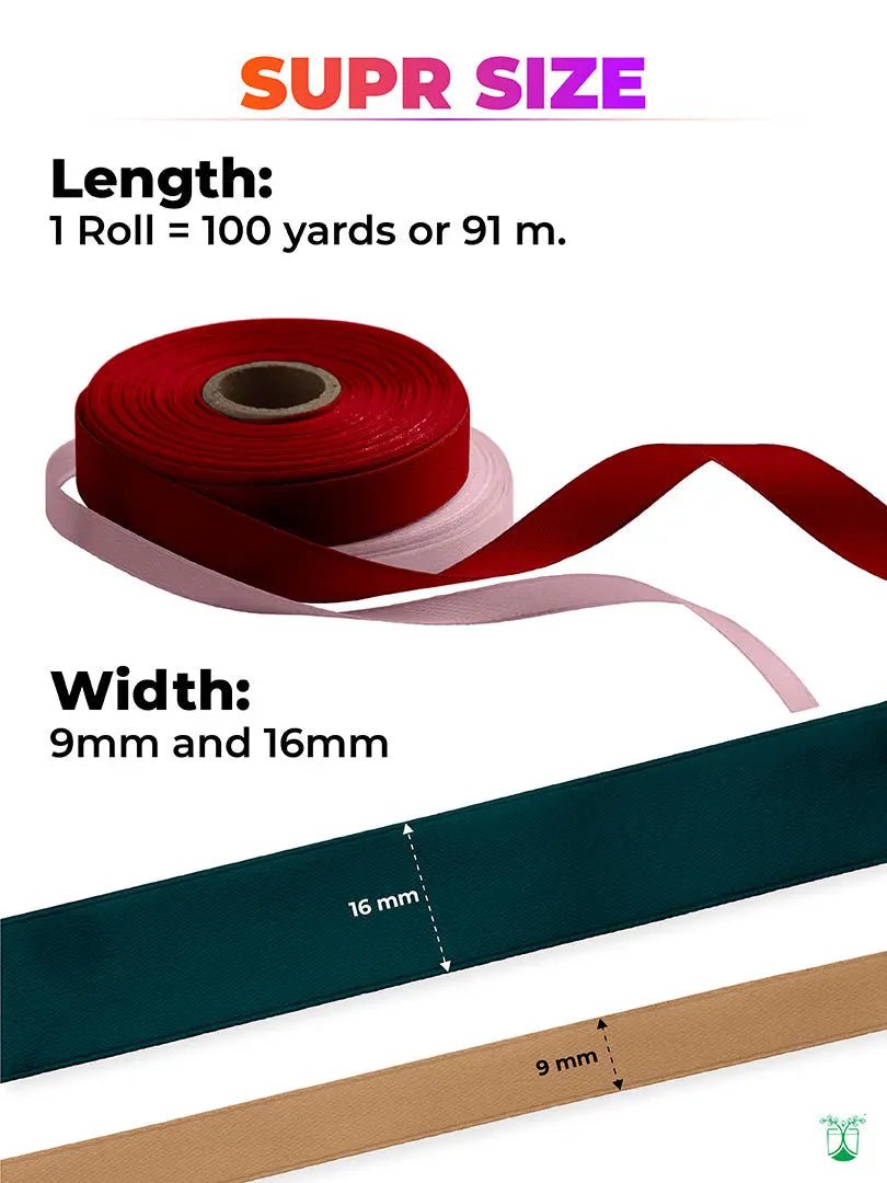 Blue Compostable Ribbon For Eco-Friendly Packaging, DIY, Gifting & More - product image 5