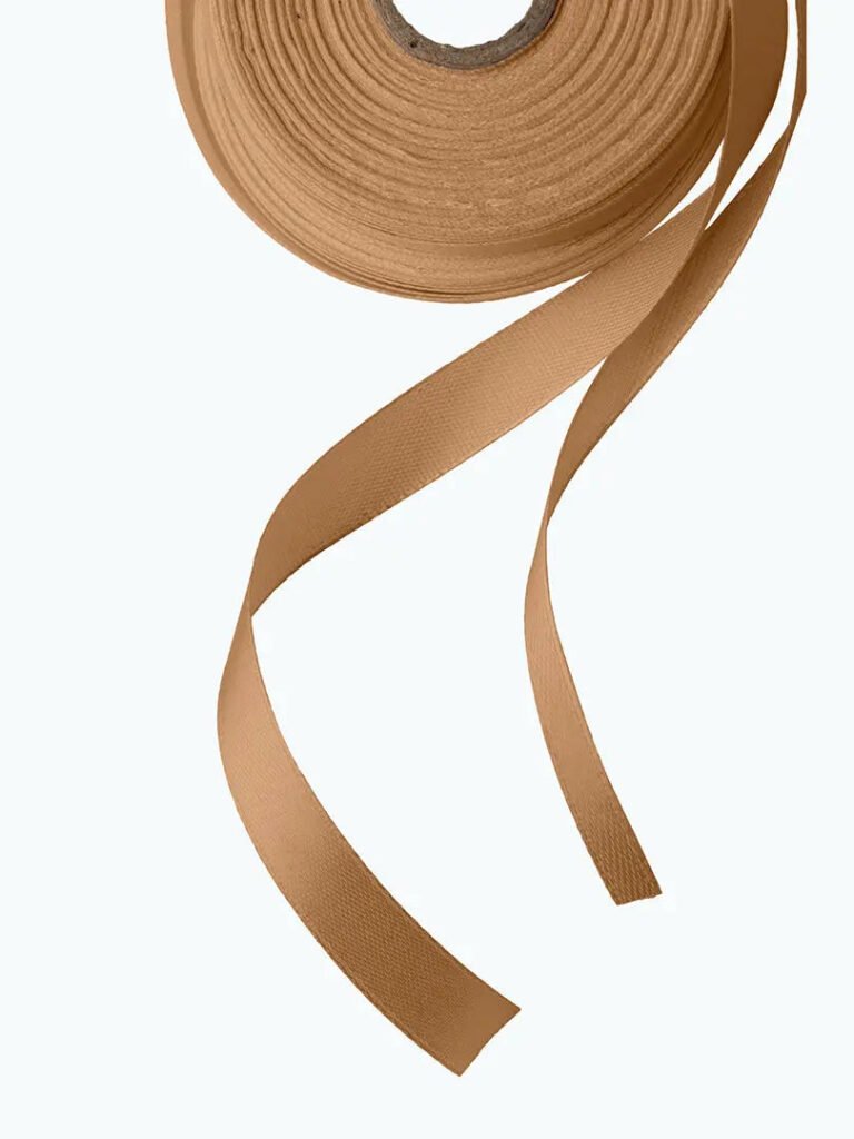 Tan Compostable Ribbon For Eco-Friendly Packaging, DIY & More - product image 1