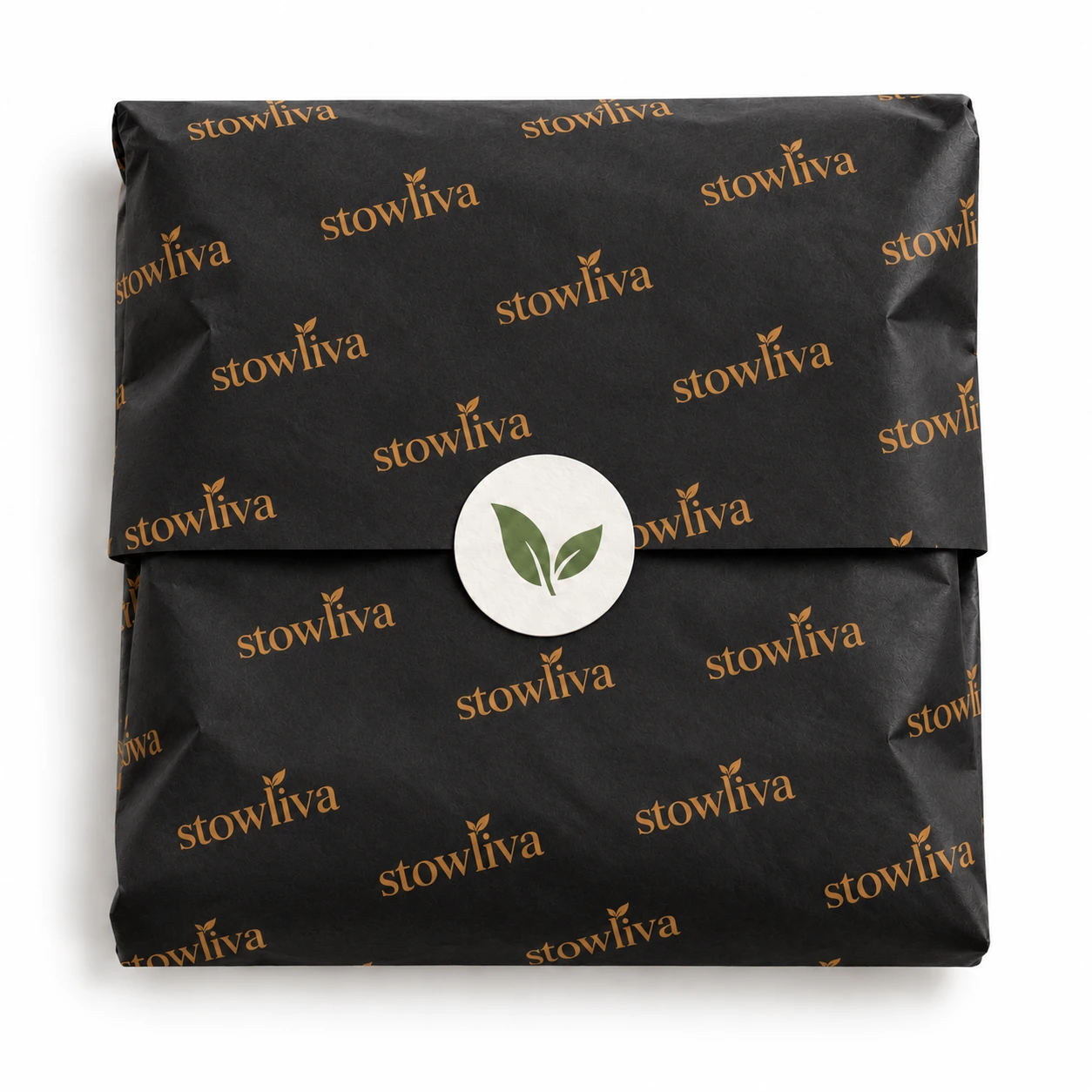 Gekleurd vloeipapier op maat met logo en patroon ontwerp verpakt pakket product foto