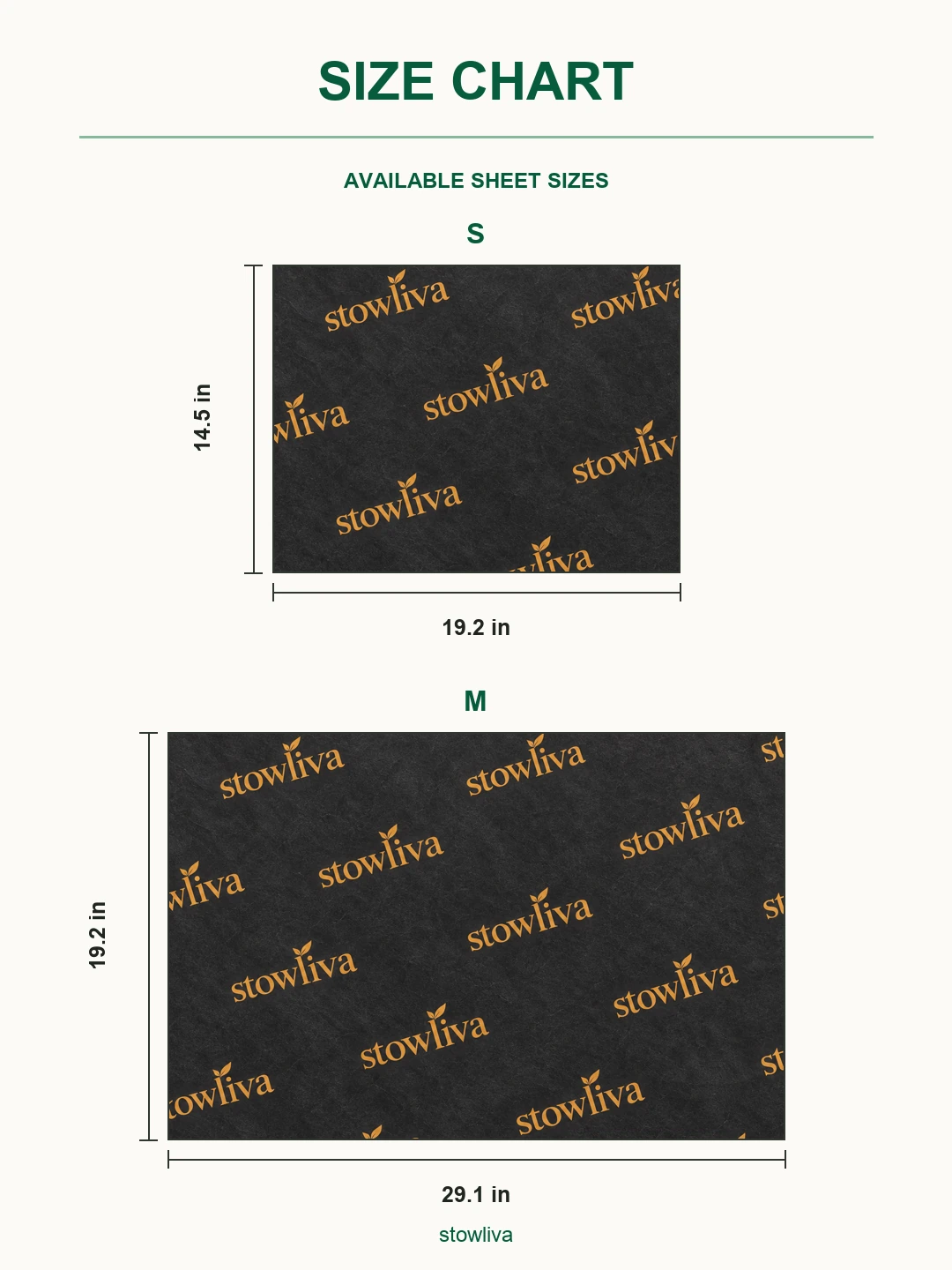 Gekleurd vloeipapier op maat met logo en patroon ontwerp bijpassende patroon maattabel