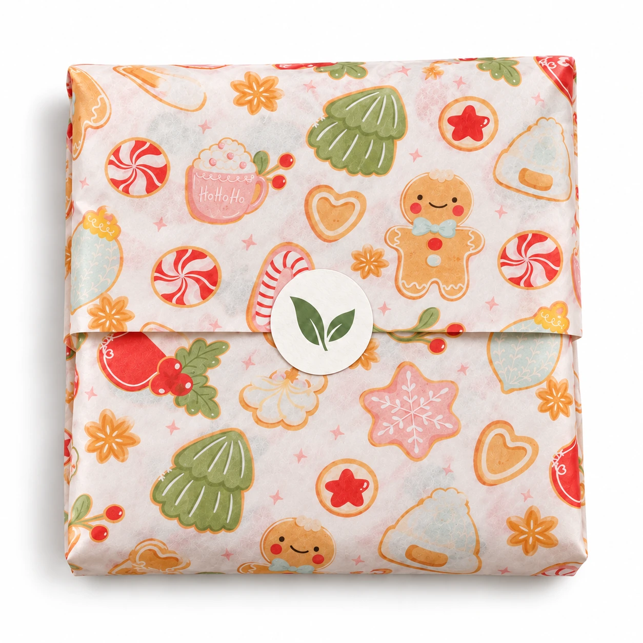 papier de soie imprimé multicolore personnalisé avec logo ou design de motif colis emballé photo produit