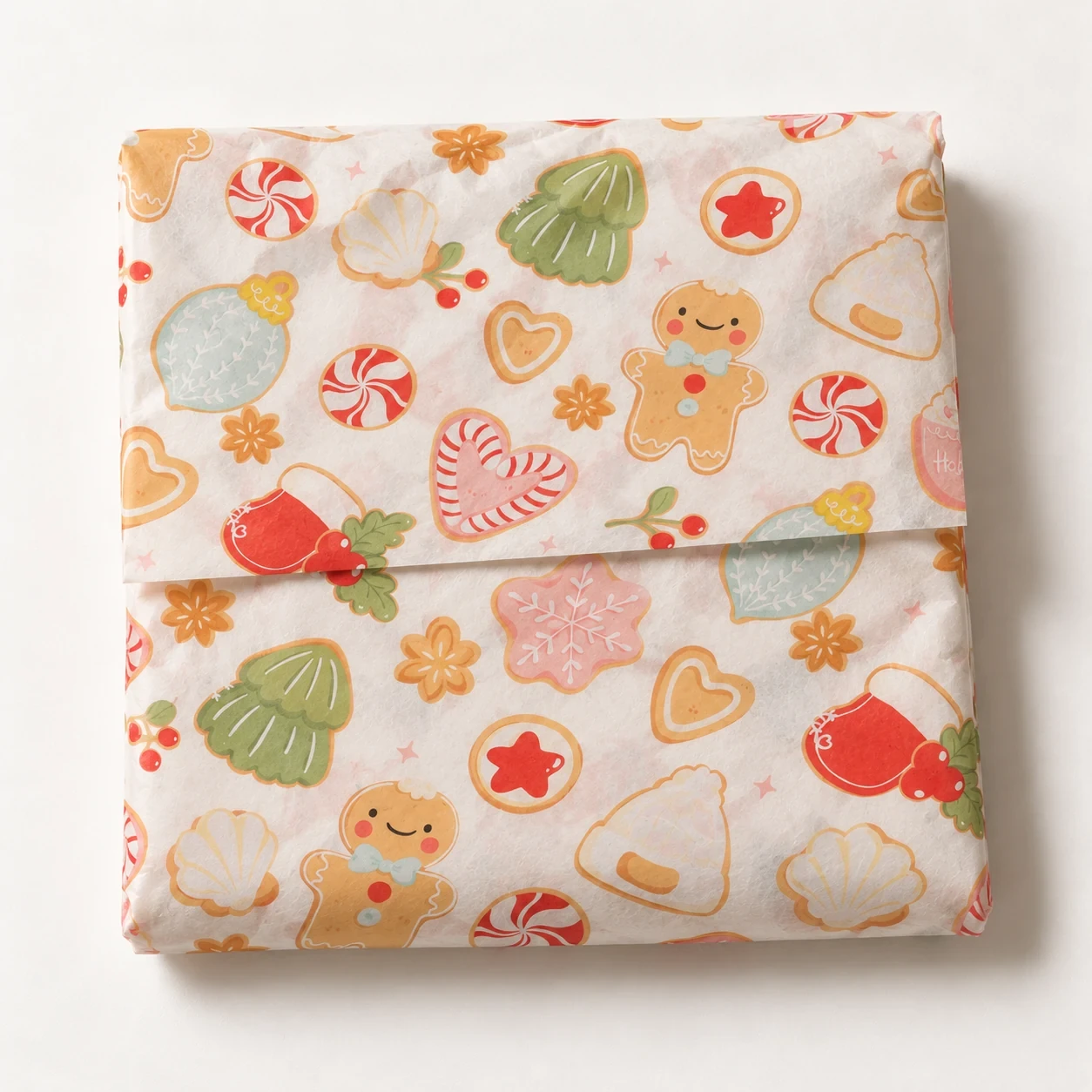 papier de soie imprimé multicolore personnalisé avec logo ou dessin de motif papier de soie plié