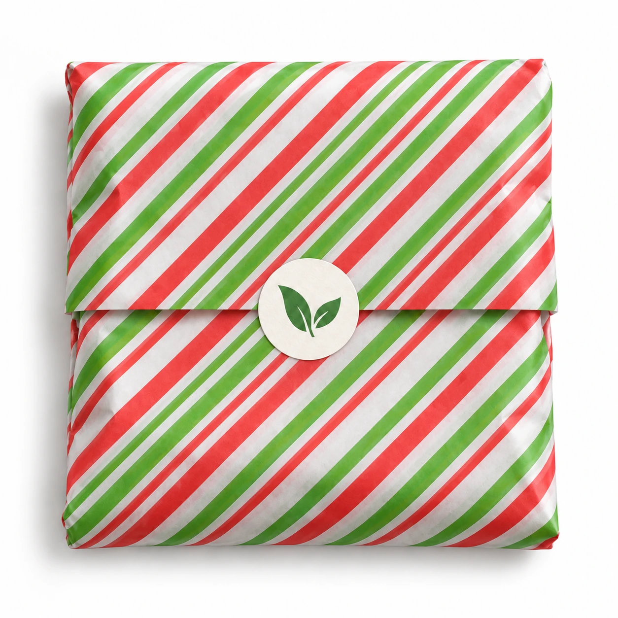 Seidenpapier mit Candy Cane Stripes - aus der Packung von 100 Blättern verpackt Paket Produktfoto