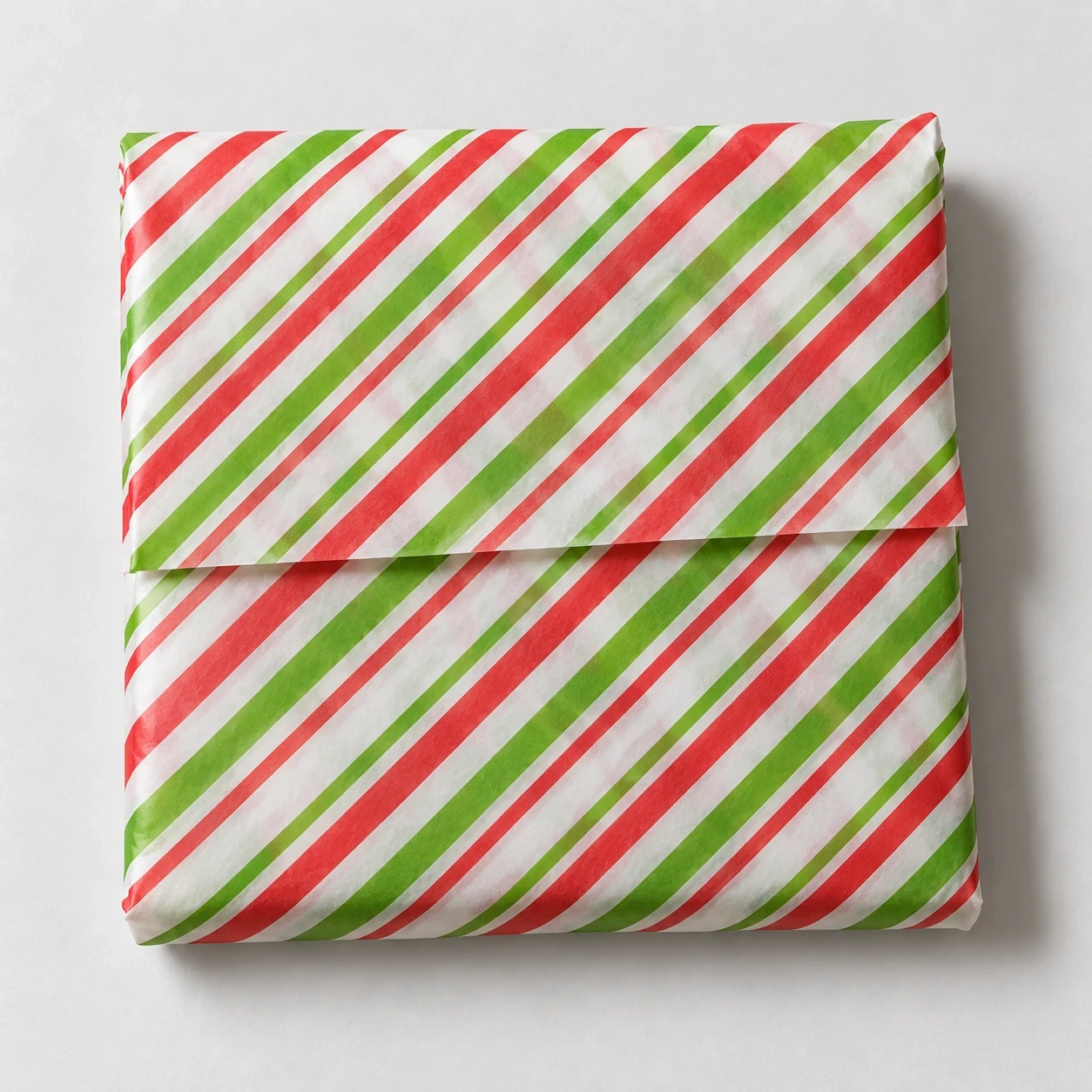 Seidenpapier mit Candy Cane Stripes - aus der Packung von 100 Blättern gefaltet bedruckten Seidenpapier-Papier