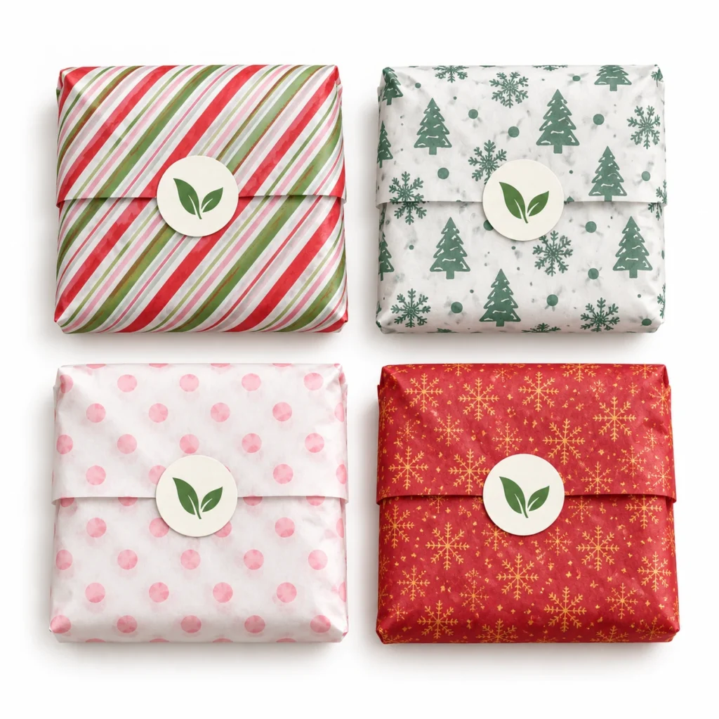 Weefselverpakking Papier voor geschenken, DIY & Eco-Friendly verpakking! verpakt pakket product foto